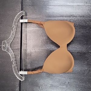 Lively Underwire, Push-Up, Convertible Bra, 34 DDD, Brown